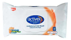 Activex - Activex ıslak mendil 56 yaprak Activex - Activex ıslak mendil 56 yaprak