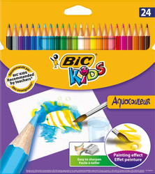 BIC - BİC AQUACOULEUR KURU SULU BOYA 24 RENK