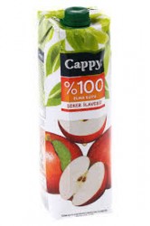 Coca Cola - Cappy %100 Elma Suyu 1 Litre (12 li Koli)