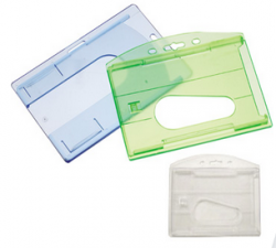 Teknik Atılım - Çift Hazneli Kart Koruyucu 10 lu Şeffaf Mavi