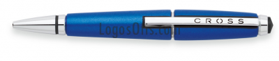 Cross Edge Roller Mavi Krom tükenmez kalem AT0555-3