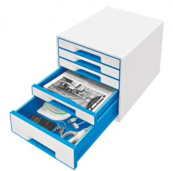 Leitz - Leitz 5214 WOW Çekmeceli Evrak Rafı (5 Çekmeceli)