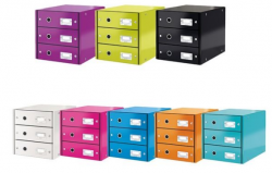 Leitz - Leitz WOW C&S 3 Çekmeceli Evrak Rafı