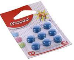 Maped - Maped renkli mıknatıs Küçük boy 10 mm 8'li