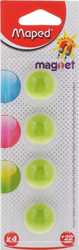 Maped - Maped renkli mıknatıs Orta boy 22 mm 4 lü