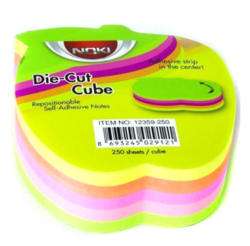 Noki - NOKİ MEMO ELMA ŞEKİLLİ 5 RENK 80 SAYFA NO:12359-80 Noki - NOKİ MEMO ELMA ŞEKİLLİ 5 RENK 80 SAYFA NO:12359-80