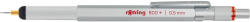 Rotring - Rotring 800+ İki Fonksiyonlu kalem, Krom 0.7 mm