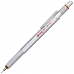 Rotring - Rotring 800 Mekanik Kurşun Kalem, Krom 0.5 mm