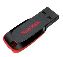 Sandisk - Sandisk Cruzer Blade 128 Gb Usb Bellek