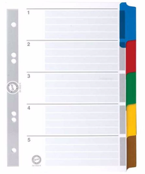 Selve - Selve 5 Renkli Seperatör A5 Selve - Selve 5 Renkli Seperatör A5