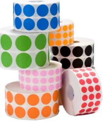 Tanex - TANEX 10mm NOKTA ETİKETİ 5000 li