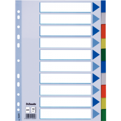 Esselte - Esselte 10 Renkli Separatör