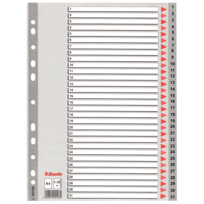 Esselte 1-31 Rakamlı Separatör