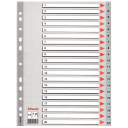 Esselte - Esselte 1-20 Rakamlı Separatör