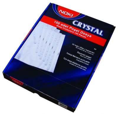 Noki Kristal Poşet Dosya (100 Lü Paket)