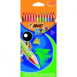 BIC - Bic Kids Tropicolors Kuru Boya Kalemi 12 Renk