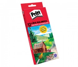 Pritt - Pritt Suluboya Büyük Boy 12 Renk