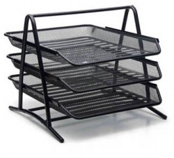 Mas - Mas 523 Perfore 3 Katlı Evrak Rafı