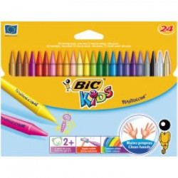 BIC - Bic Kids Silinebilir Pastel Boya 24 Renk