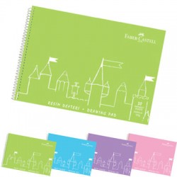 FABER-CASTELL - Faber Castell PP Kapak Resim Defteri 25x35 (30 Yaprak)
