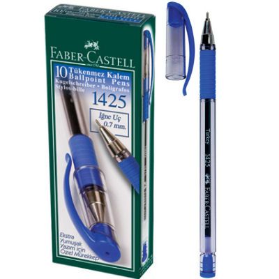 Faber Castell 1425 İğne Uçlu Tükenmez Kalem (10 lu Kutu)