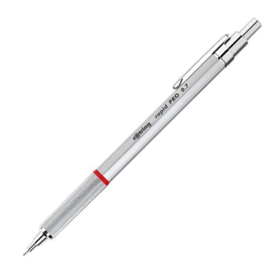 Rotring Rapid Pro Versatil 0.7 Kalem Gümüş Gri