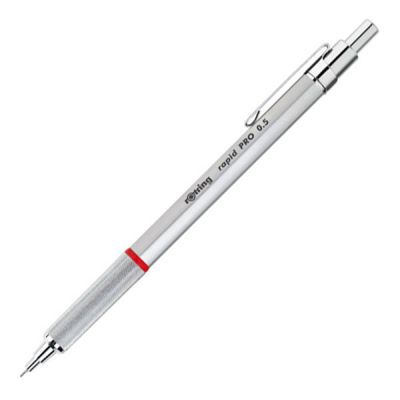 Rotring Rapid Pro Versatil 0.5 Kalem Gümüş Gri