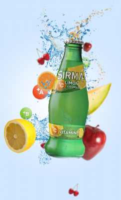 Sırma Limon Aromalı Soda 24′lü