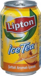 Lipton - Lipton Ice Tea Şeftali Aromalı Soğuk Çay 330 ml (24′lü Koli)
