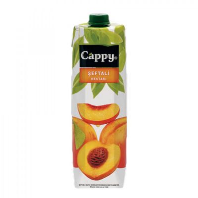 Cappy Şeftali Nektarı 1 Litre (12′li Koli)