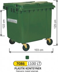 Arı Metal - Plastik Konteyner 1100 LT