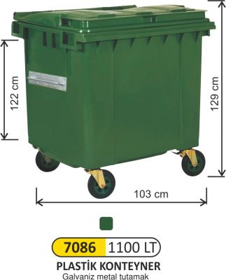 Plastik Konteyner 1100 LT