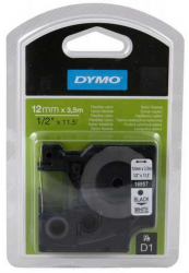 Dymo - Dymo Yüksek performans Esnek Naylon 12mmx3,5 Syh/Beyaz (16957)