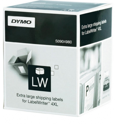 Dymo LW 4XL Ekstra Geniş Sevkiyat Etiketi, 220 etiket/pkt 104x159 mm S0904980