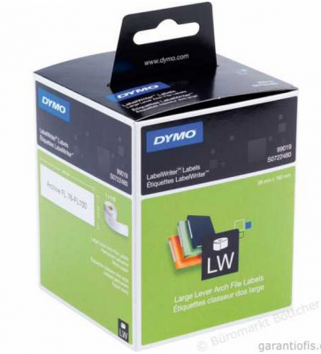 Dymo LW Geniş Klasör Sırt Etiketi,110 etiket/paket,190x 59mm (99019)