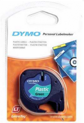 Dymo LetraTag Plastik Şerit ( 12 mm X 4 mt ) , Mavi (59426)