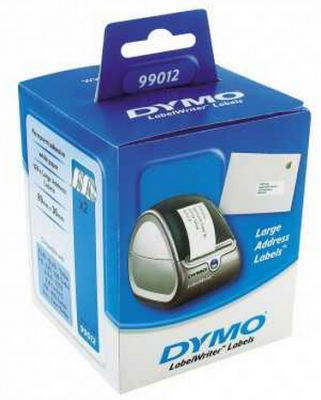 Dymo LW Geniş Adres Etiketi, 520 etiket/paket,89 x 36mm (99012)
