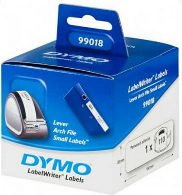 Dymo LW Dar Klasör Sırt Etiketi, 110 etiket/paket,190x 38mm (99018)