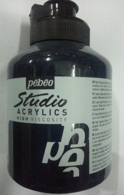 Pebeo Acrylic Studio 500 Ml. Kavanoz Payne′s Grey 40 (Payne Grisi)