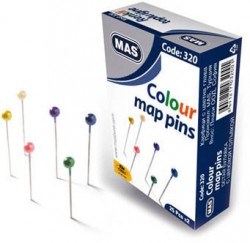 Mas - Mas 320 Renkli Toplu İğne 32mm