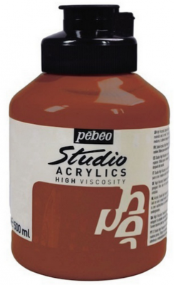 Pebeo Acrylic Studio 500 Ml. Kavanoz Alizarin Crimson 54 (Kök Kırmızı)