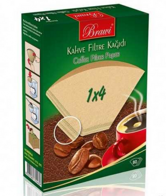 Brawi Kahve Filtre Kağıdı 1 x 4