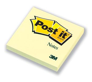 Post-it 654 Sarı Not Kağıdı 76x76
