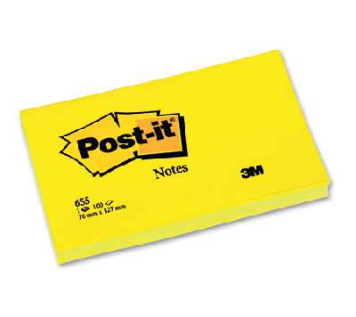 Post-it 655 Sarı Not Kağıdı 76x127mm