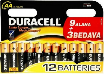 Duracell AA Kalem Pil 10 lu Paket