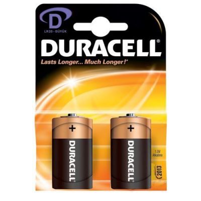 Duracell D Büyük Boy Pil Çiftli Paket