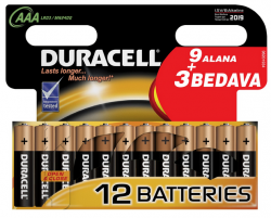 Duracell - Duracell AAA İnce Kalem Pil 10 lu Paket