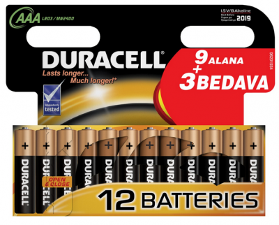 Duracell AAA İnce Kalem Pil 10 lu Paket