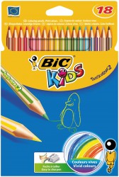BIC - Bic Tropicolor Boya Kalemi Uzun 12 Renk