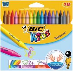 BIC - Bic Silinebilir Pastel Boya 18 Renk